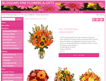 Tablet Screenshot of blossomsfineflowers.com